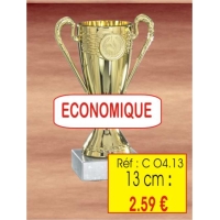 Trophée : Réf. CO4 - 13 cm