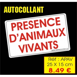 Réf. APAV - AUTOCOLLANT