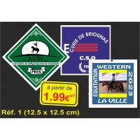 Plaque PVC Réf. 1 