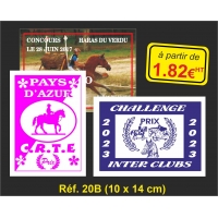 Plaque PVC Réf. 20B