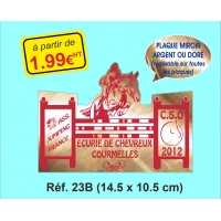 Plaque PVC Réf. 23B
