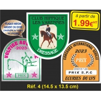 Plaque PVC Réf. 4