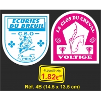 Plaque PVC Réf. 4B