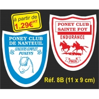 Plaque PVC Réf. 8 (11 x 9 cm)