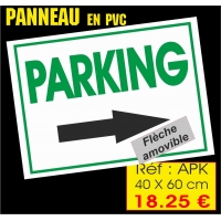 Réf. APK - Panneau Parking ( 40 x 60 cm)
