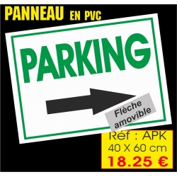 Réf. APK - Panneau Parking ( 40 x 60 cm)