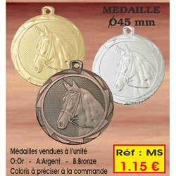 Médaille : Réf. MS - ø 45 mm