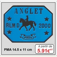 Plaque métal réf : PMA (14,5 x 11 cm)