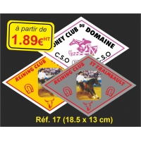 Plaque PVC Réf. 17