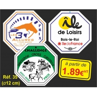 PLAQUE PVC REF 35  (12 CM)