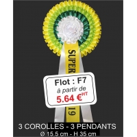 FLOTS ROSACE TRIPLE rèf F7