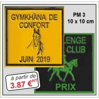 Plaque métal réf PM3 ( 10 x 10 cm)