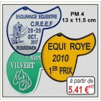 Plaque métal réf : PM4 (13x 11.5 cm)
