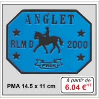 Plaque métal réf : PMA (14,5 x 11 cm)