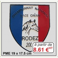 Plaque métal réf : PME (19 x 17,5 cm)