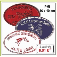 Plaque métal réf : PMI (16 x 10 cm)