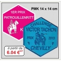 Plaque métal réf : PMK (14 x 14 cm)