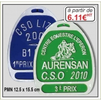 Plaque métal réf : PMN (12,5 x 15,5 cm)