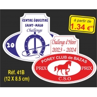 PLAQUE PVC REF 41B 