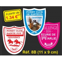 Plaque PVC Réf. 8 (11 x 9 cm)