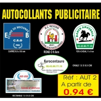 AUTOCOLLANTS multi couleurs