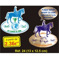 Plaque PVC Réf. 24
