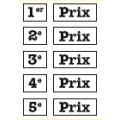 Etiquettes de classement autocollantes - LA PLANCHE