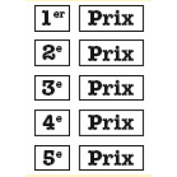 Etiquettes de classement autocollantes - LA PLANCHE