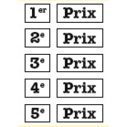 Etiquettes de classement autocollantes - LA PLANCHE